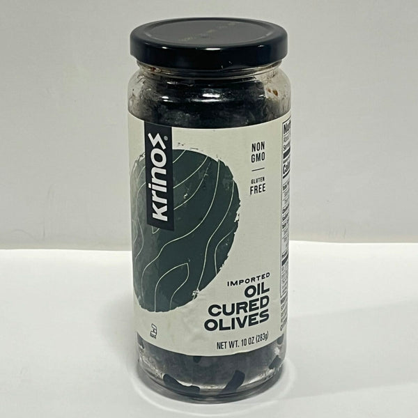 Oil Cured Olives - Krinos - 10 oz jar