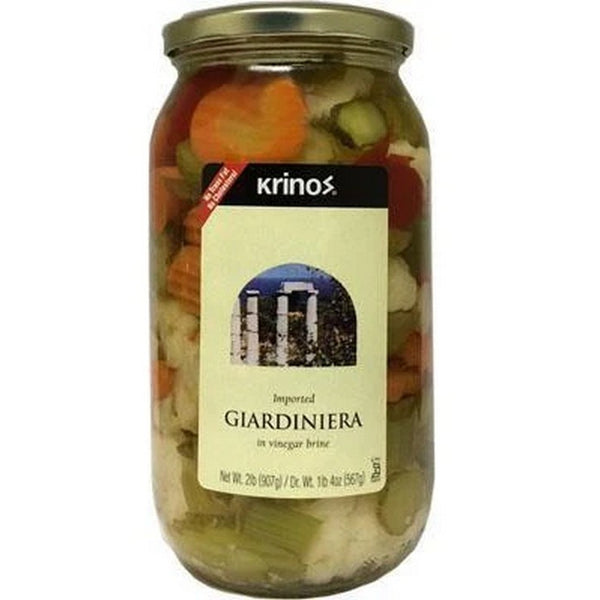 Giardiniera Salad - Krinos - 2 lb jar