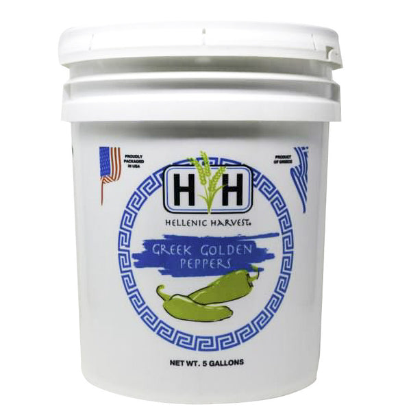 Pepperoncini In Brine - Hellenic Harvest - 5lb Pail