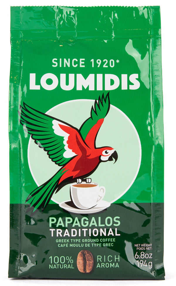 Greek Coffee - Papagalos (Loumidis) - 6.8 oz bag