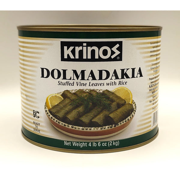 Stuffed Grape Leaves (Dolmadakia) - Krinos - 2 kg can