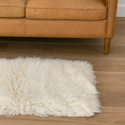 Flokati Rug - Natural White - 2000 g/m2 - 2'x 5'