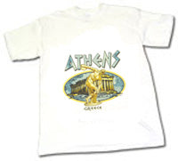 T-Shirts - Athens-Discus - Youth Small (3-4 yr old) - 1 pc