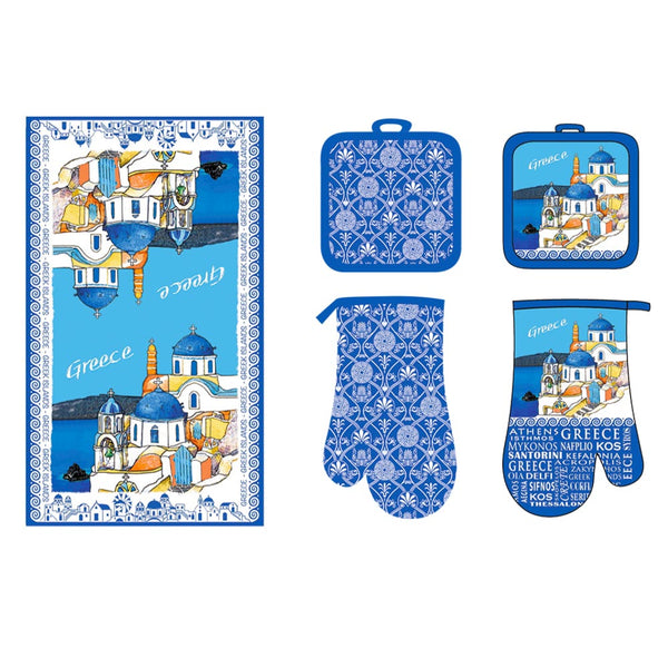 Greek Kitchen Set - Greek Islands - 1 set