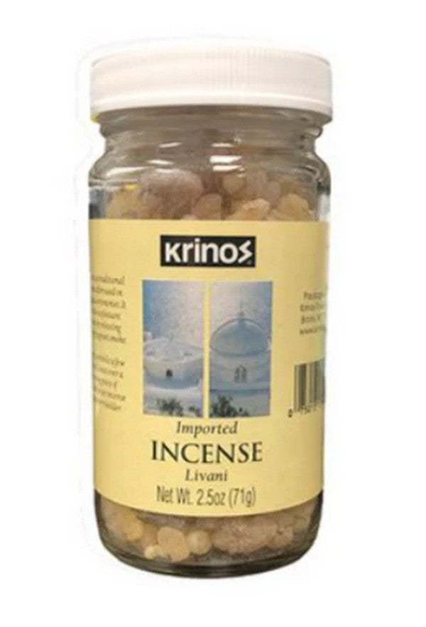 Incense (Livani) - Krinos - 2.5 oz jar