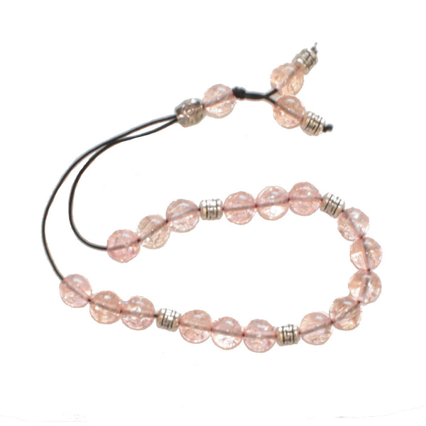 Worry Beads - Classic - Pink With Sparkles - 1 pc.