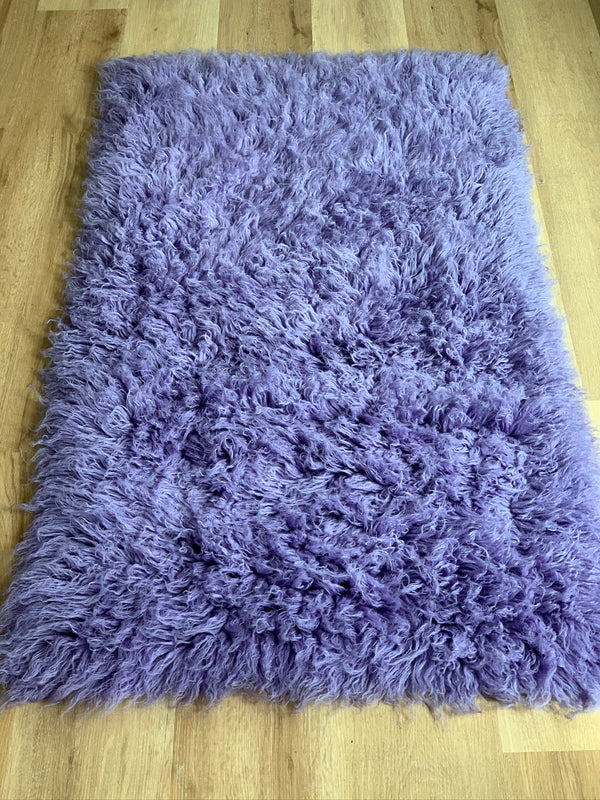 Flokati Rug - Purple - 2000 g/m2 - 3' x 5'