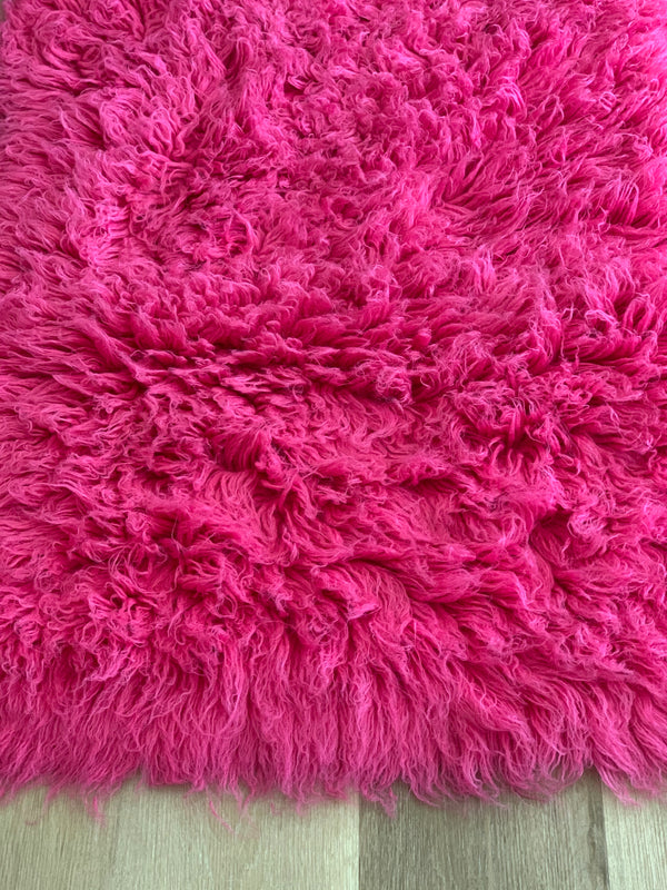 Flokati Rug - Fuchsia - 2000 g/m2 - 3' x 5'