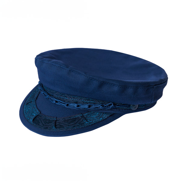 Authentic Greek Fisherman's Cap - Cotton - Navy