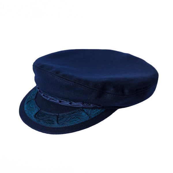 Authentic Greek Fisherman's Cap - Wool - Navy