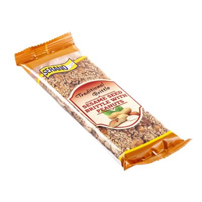 Pasteli (Brittle) With Peanuts - Serano - 60 gram bar