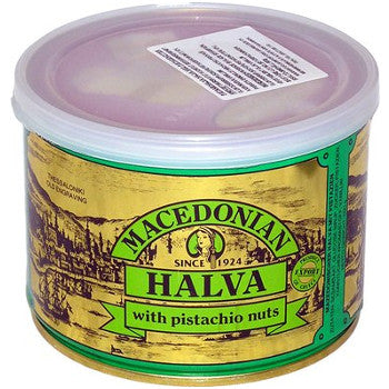 Halva - Pistachio -  Macedonian  - 500 gr tin