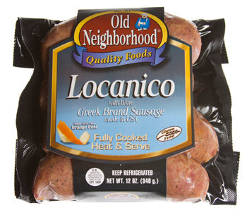 Locanico Greek Sausage - 1 package