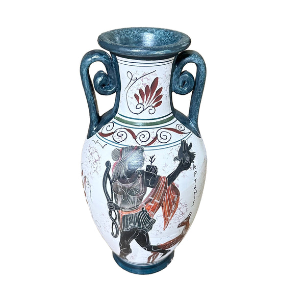 Greek Vase - Ceramic - 12" - Crete Design - 1 pc